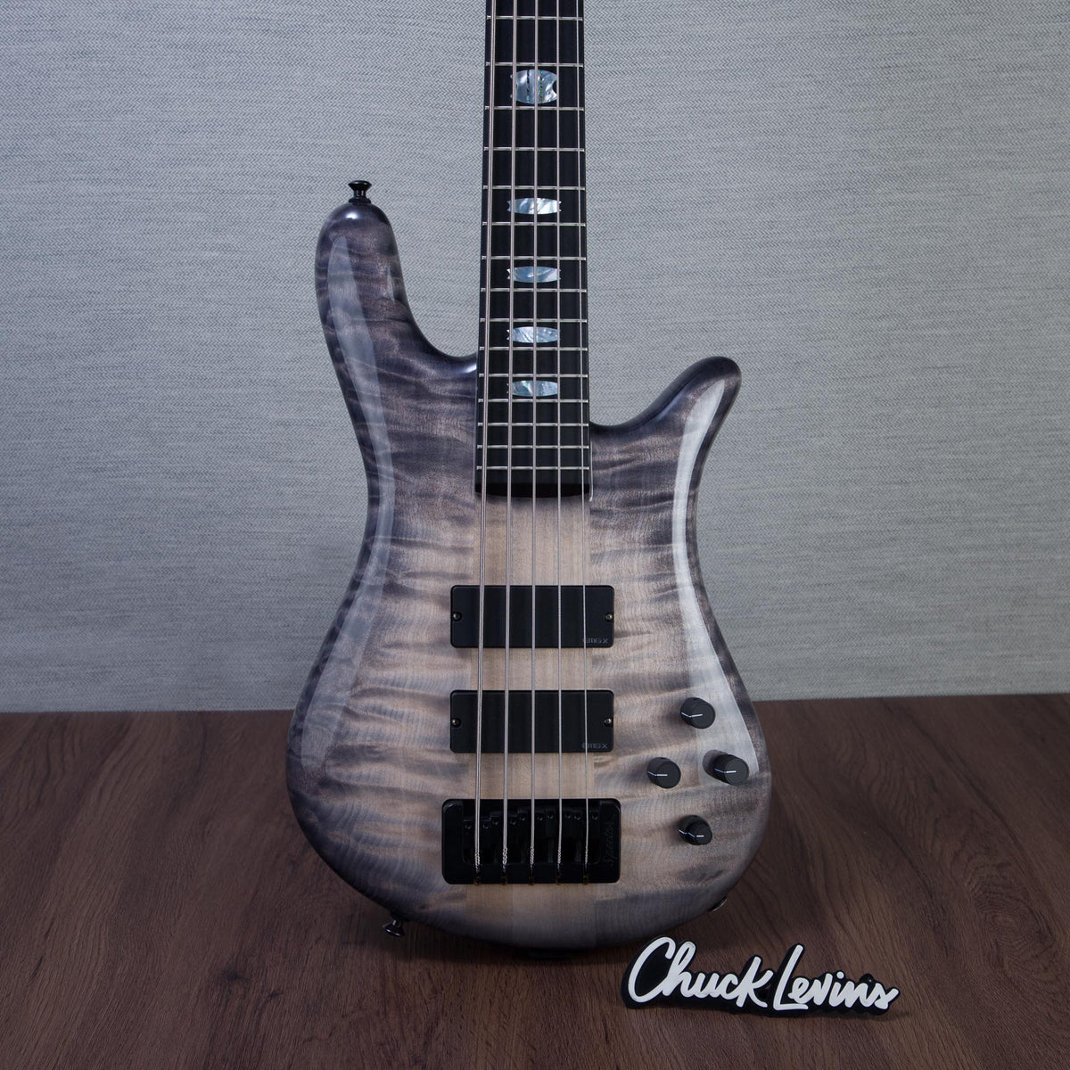 Spector USA Custom NS-5 5-String Electric Guitar - Roswell Grey - CHUCKSCLUSIVE - #2263 - MusicMarket
