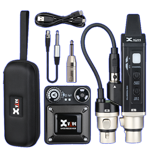 Xvive U45D Wireless Stereo In-Ear Monitor System - View 2 | MusicMarket