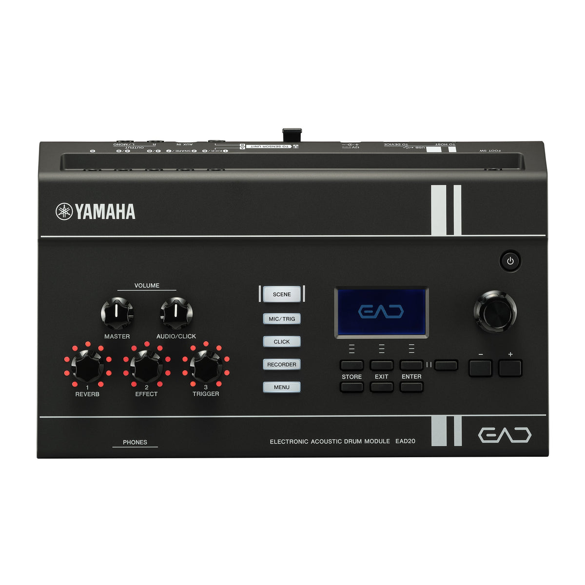 Yamaha EAD20 Electronic Acoustic Drum Module Featuring Advanced Sound Engine with Stereo Condenser Microphone and
