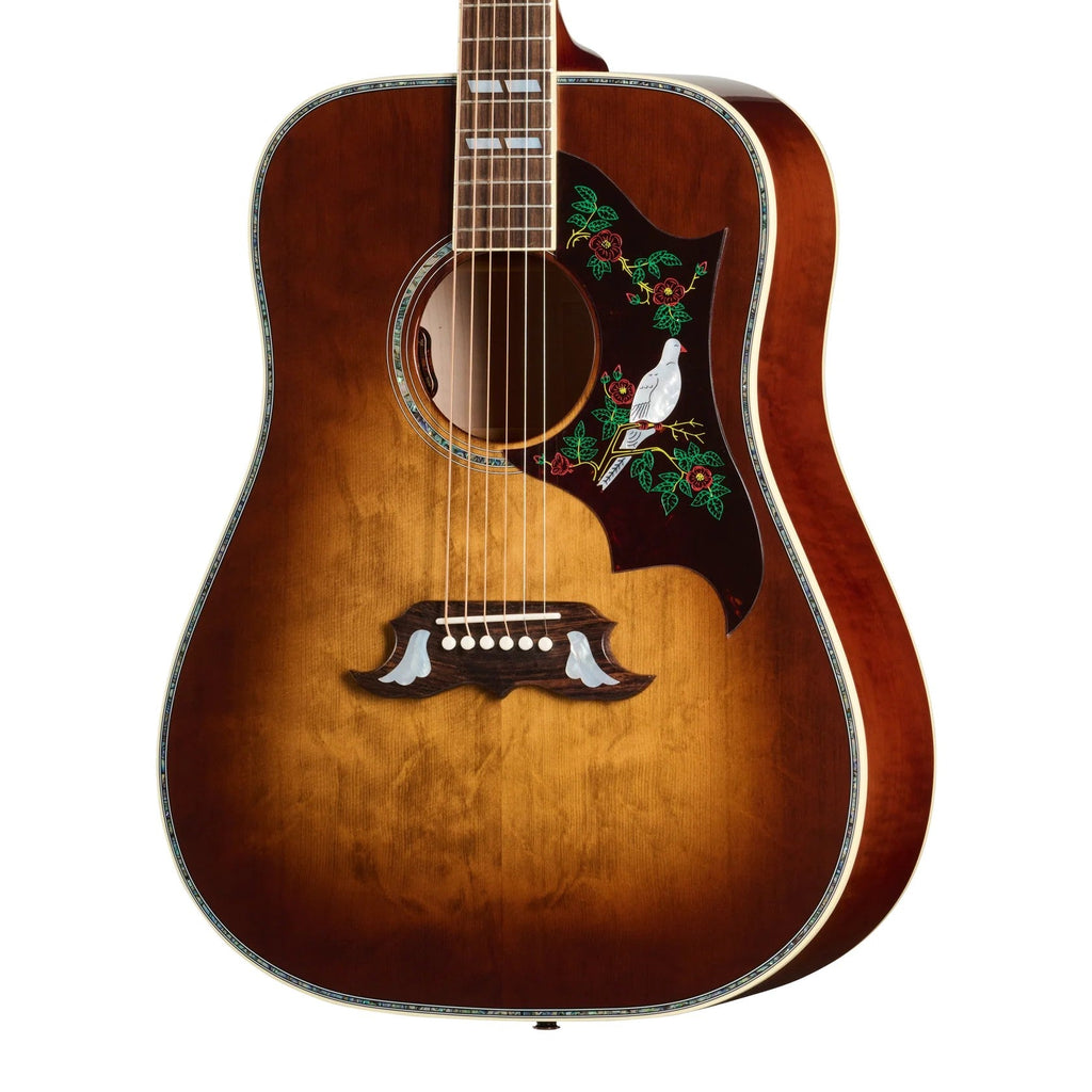 Gibson Custom Shop Limited Edition Dove Anniversary Acoustic Electric Guitar - Cremona Burst - View 3 | MusicMarket