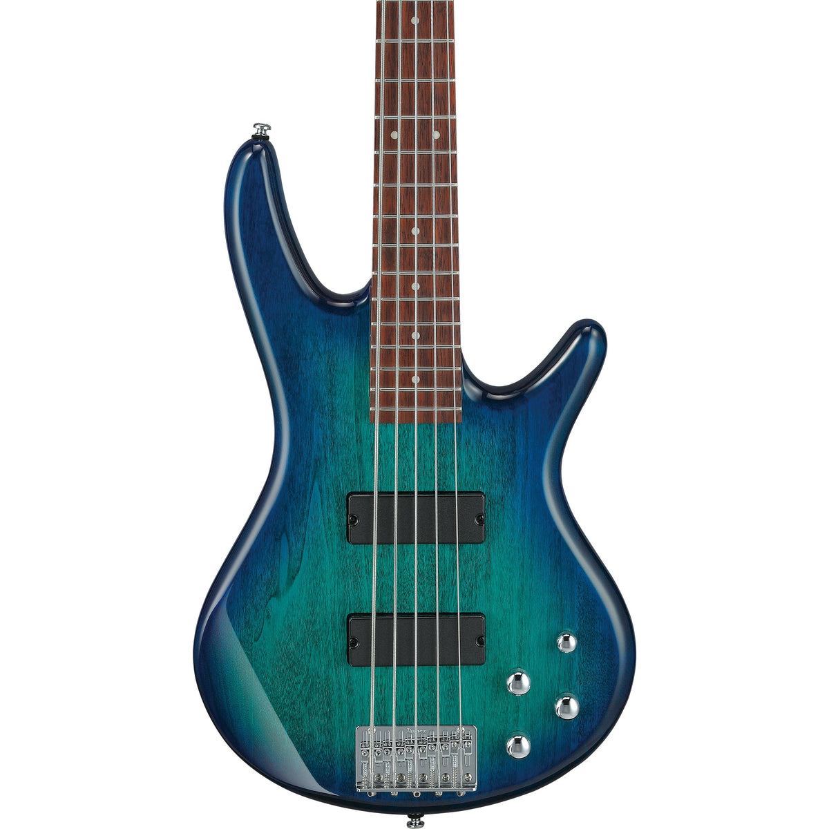 Ibanez Gio GSR205 5-String Electric Bass Guitar - Blue Moon Burst - View 4 | MusicMarket