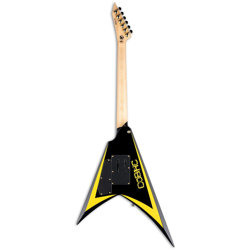 ESP LTD Limited Edition 20th Anniversary Alexi Laiho Arrowhead SE Signature Electric Guitar - Black With Yellow