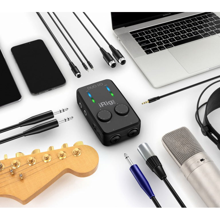IK Multimedia iRig Pro Duo I/O Mobile 2-Channel Audio/MIDI Interface - View 2 | MusicMarket