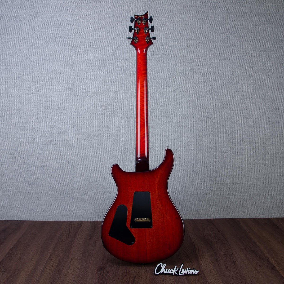 PRS Limited Edition Custom 24-08 10-Top Electric Guitar - Fire Red Burst - #0424105 - View 6 | MusicMarket