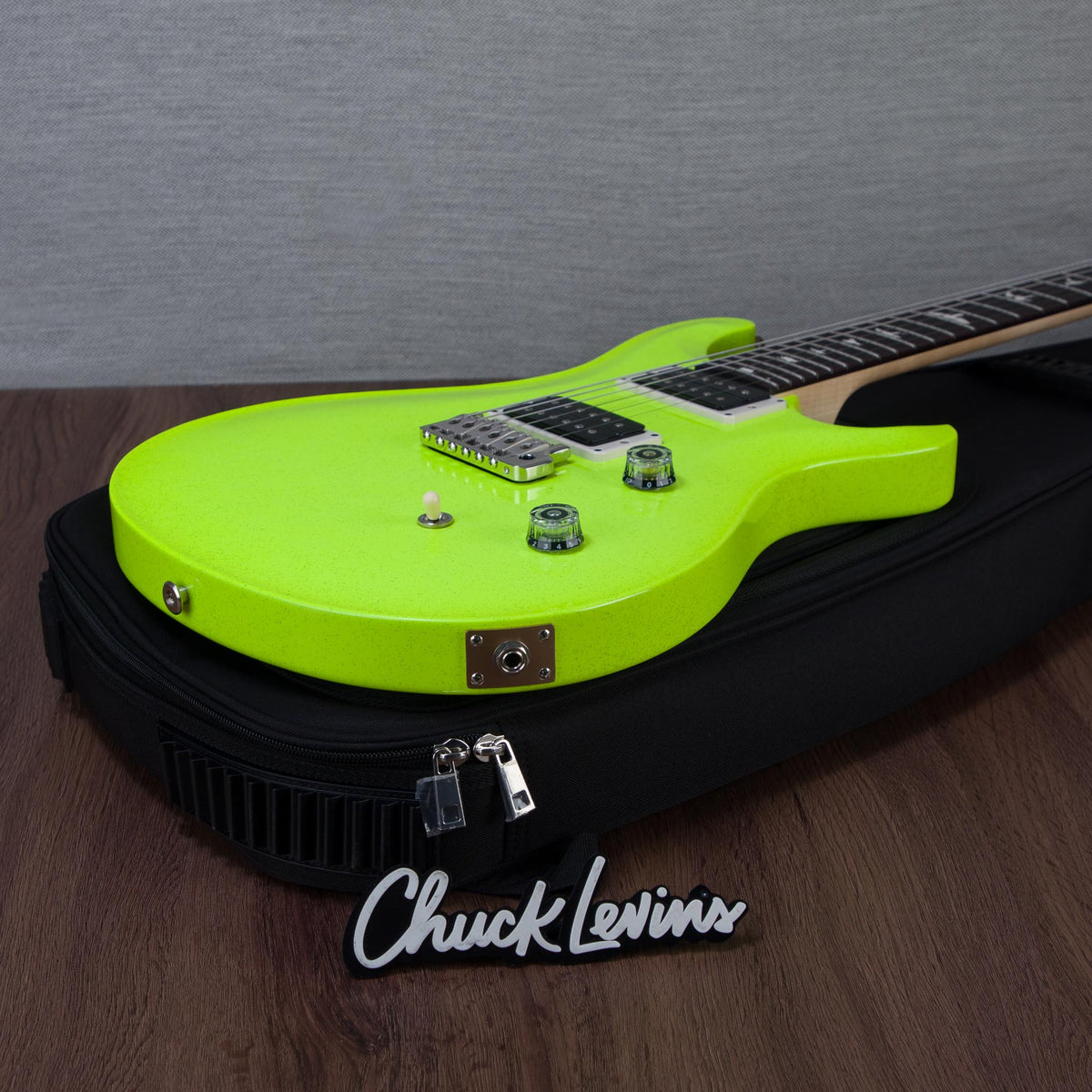 PRS CE 24 Sprayer's Choice Electric Guitar - Safety Green Sparkle - #0426143 - View 9 | MusicMarket