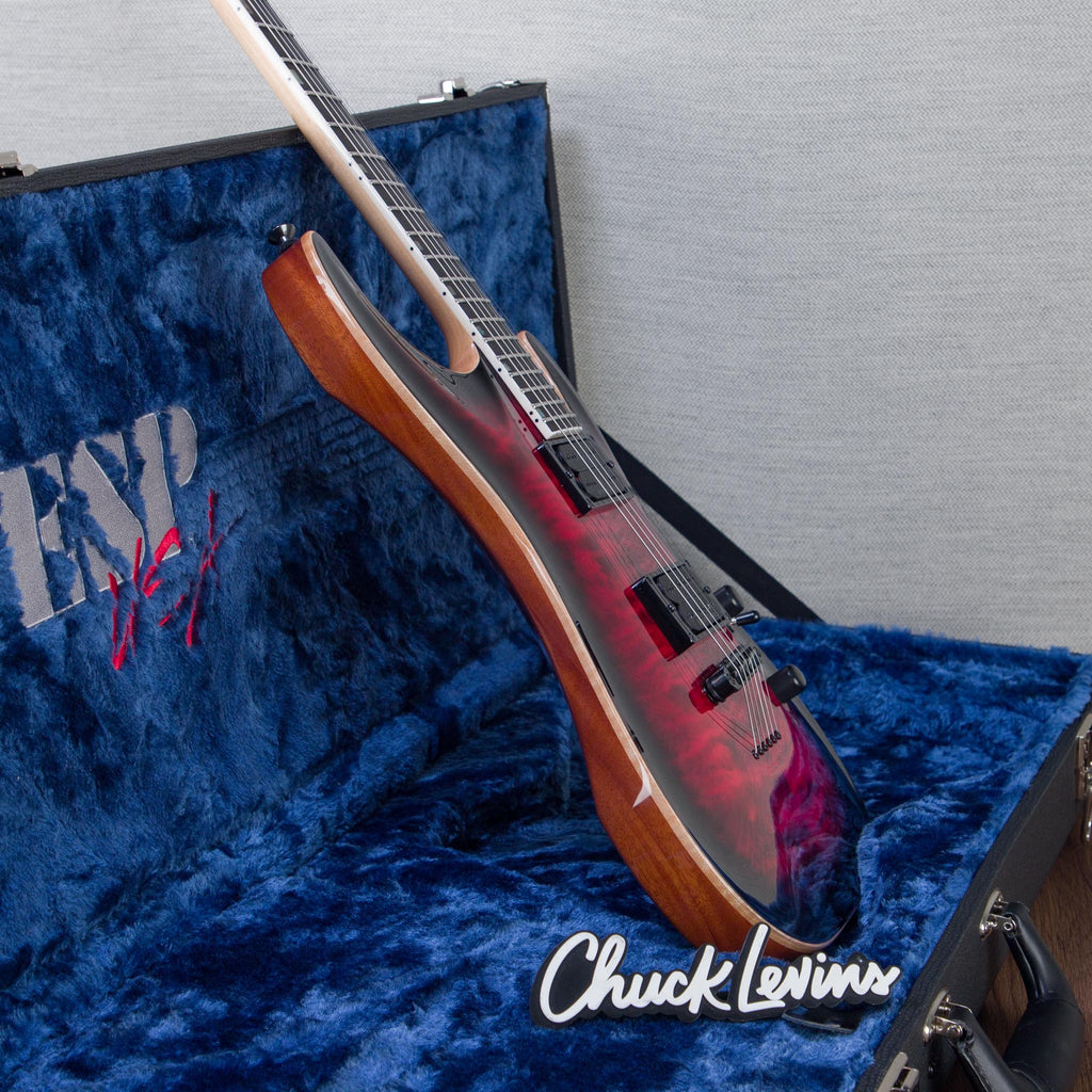 ESP USA Horizon-II QM Electric Guitar - Black Cherry Sunburst - #US25055 - View 9 | MusicMarket