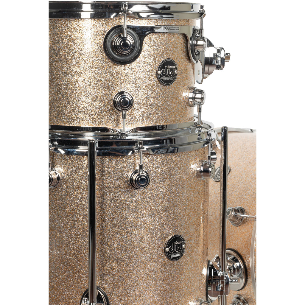 Drum Workshop Performance Series 3-Piece Shell Kit - Bermuda Sparkle - View 4 | MusicMarket