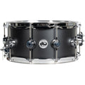 Drum Workshop Collectors Series 6.5x14 Snare Drum - Solid Black Hard Satin - MusicMarket