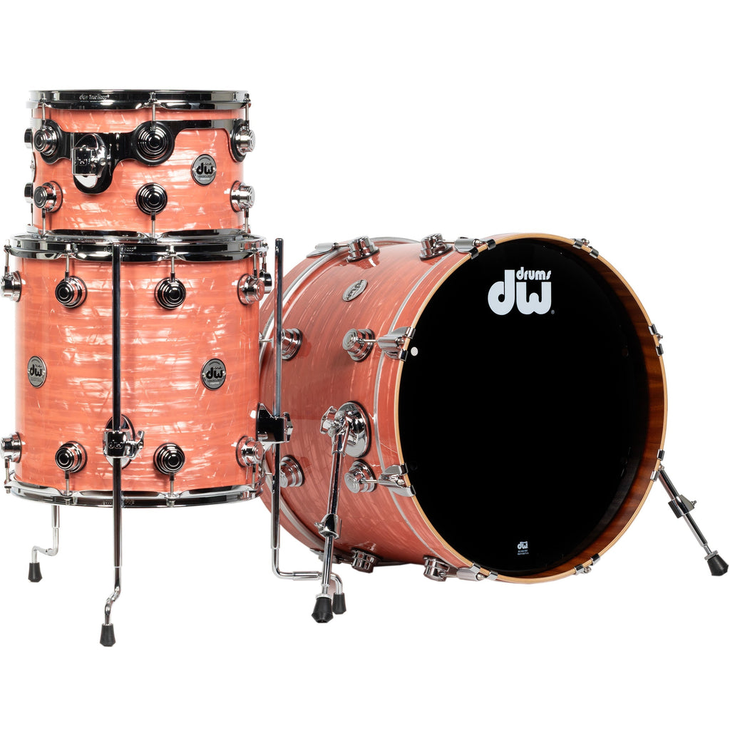 Drum Workshop Collectors Series 3-Piece Shell Kit - Pink Coral - MusicMarket