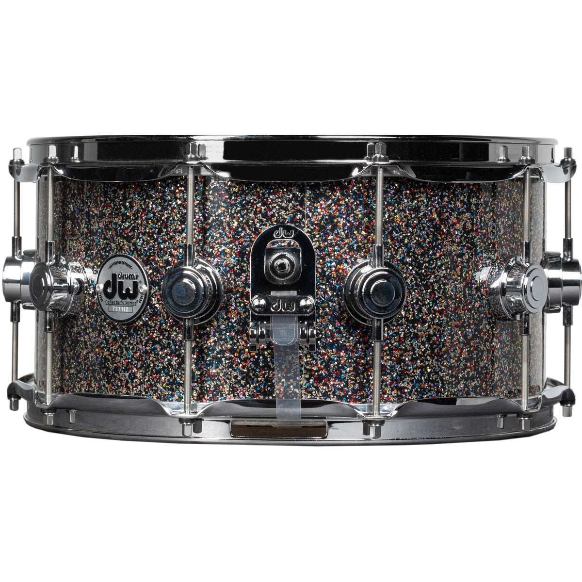 Drum Workshop Collectors Series 6.5x14 Snare Drum - Confetti Sparkle - View 2 | MusicMarket
