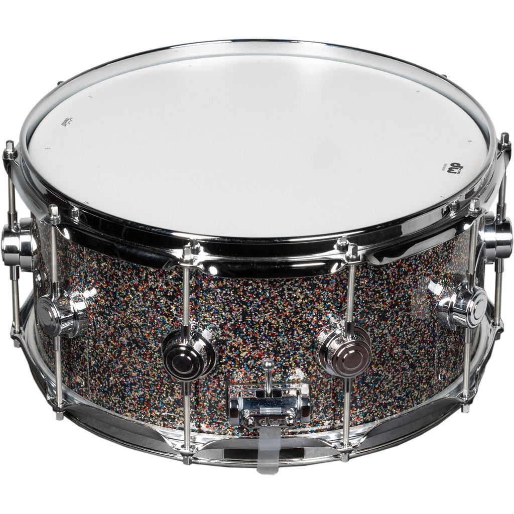 Drum Workshop Collectors Series 6.5x14 Snare Drum - Confetti Sparkle - View 3 | MusicMarket