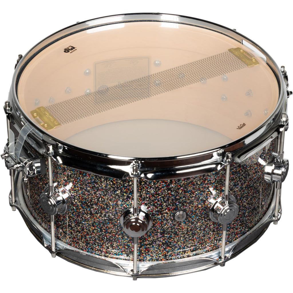 Drum Workshop Collectors Series 6.5x14 Snare Drum - Confetti Sparkle - View 5 | MusicMarket