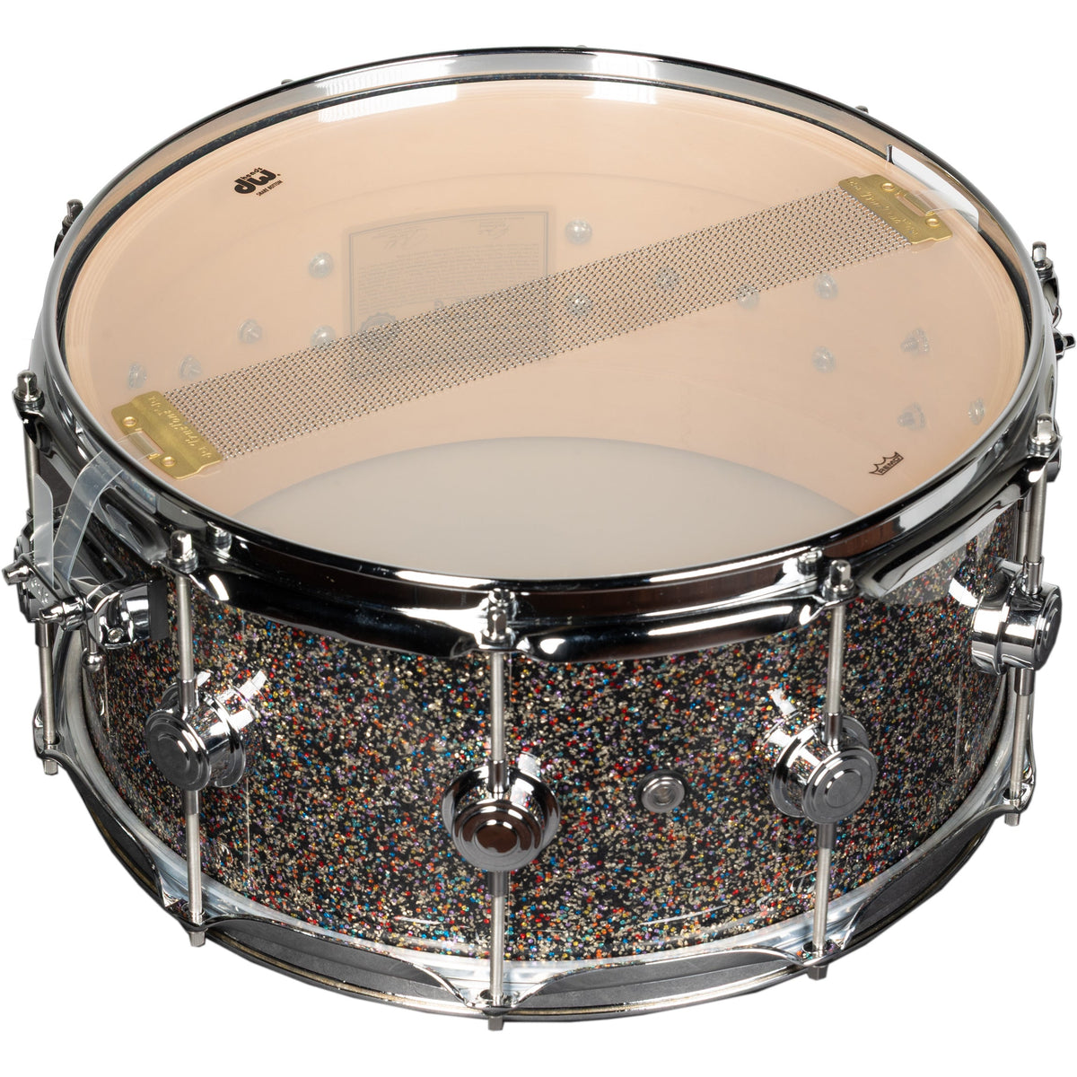 Drum Workshop Collectors Series 6.5x14 Snare Drum - Confetti Sparkle - View 5 | MusicMarket