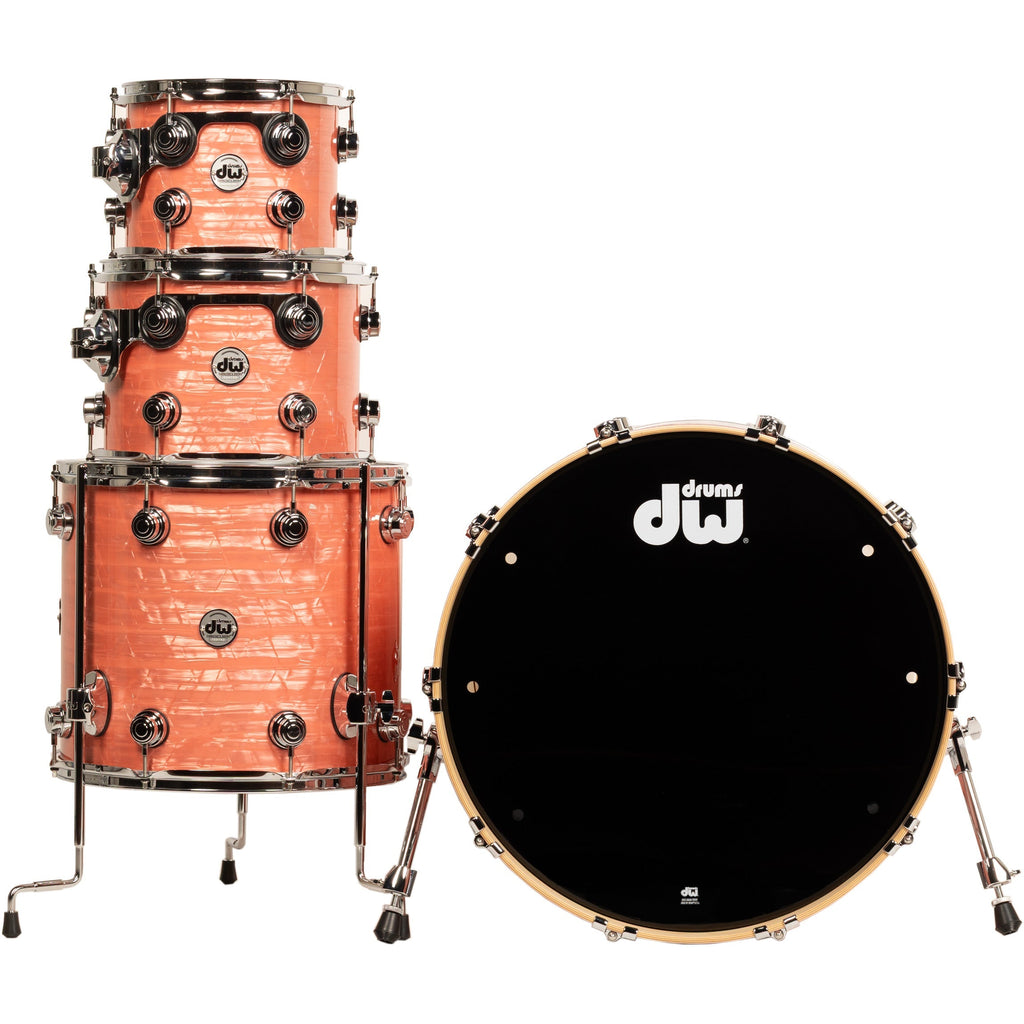 Drum Workshop Collectors Series 4-Piece Shell Kit - Pink Coral - View 3 | MusicMarket