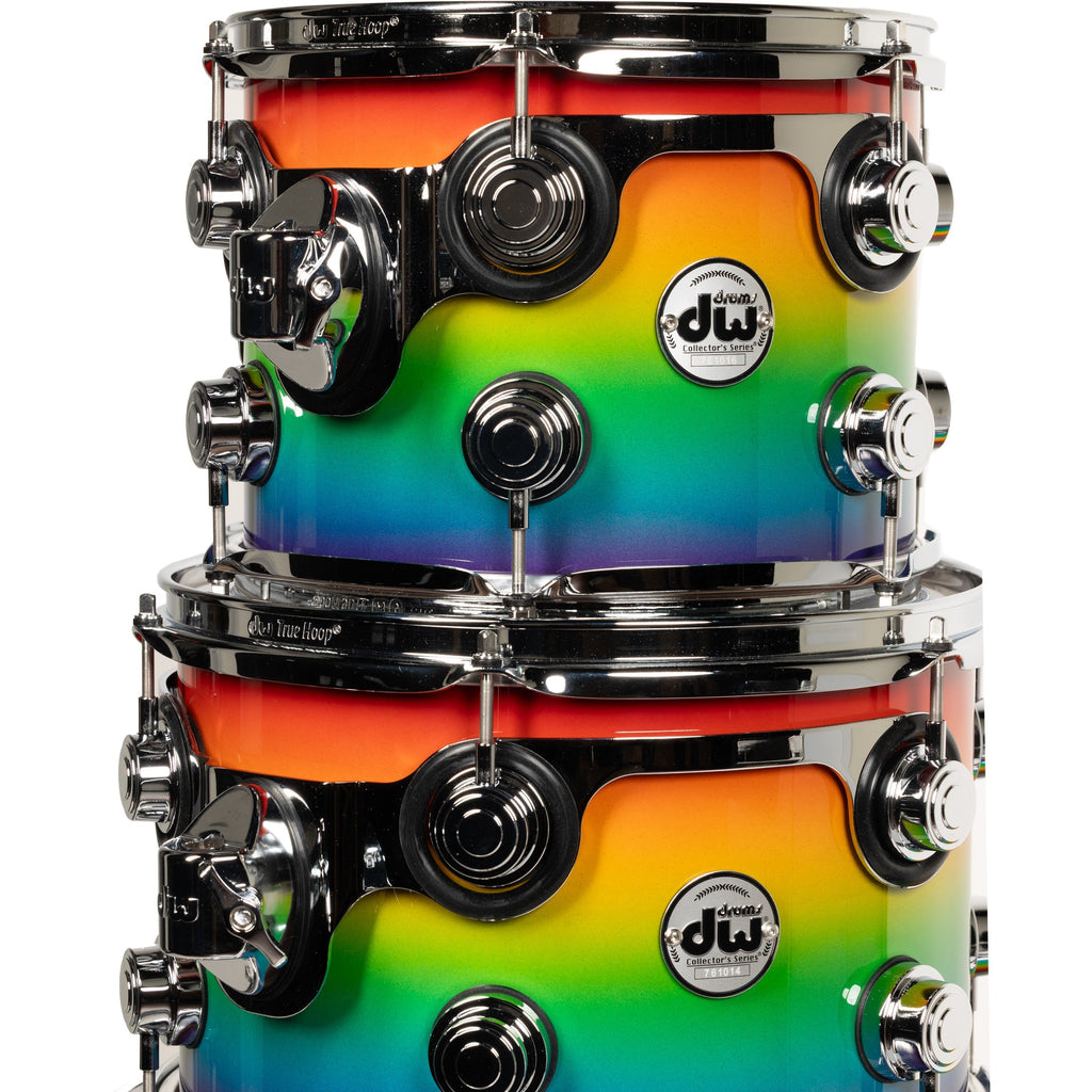 Drum Workshop Collectors Series 4-Piece Shell Kit - Rainbow Fade - View 4 | MusicMarket