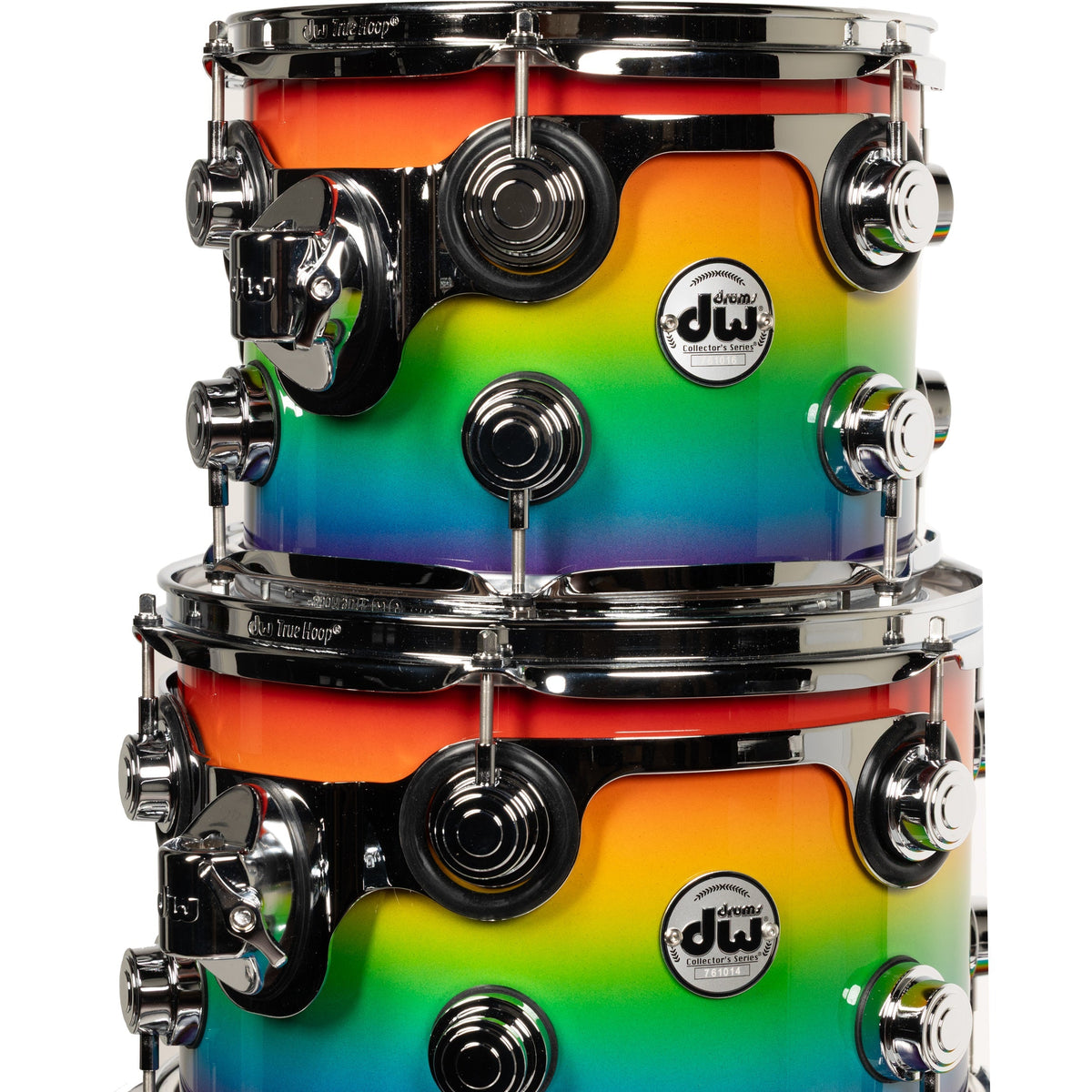 Drum Workshop Collectors Series 4-Piece Shell Kit - Rainbow Fade - View 4 | MusicMarket