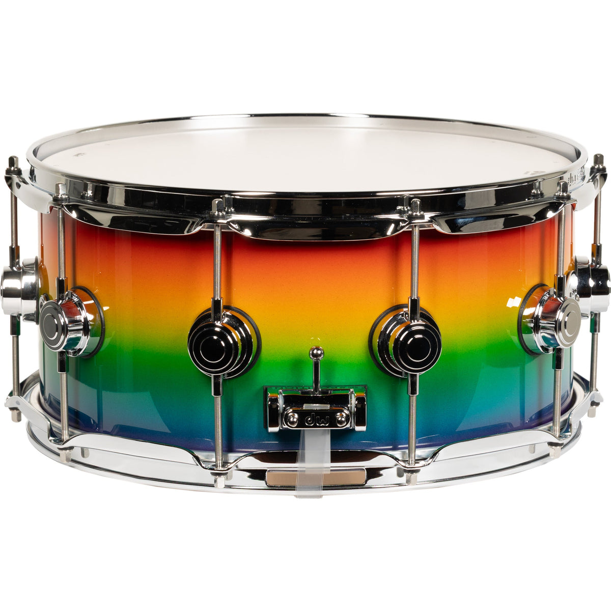 Drum Workshop Collectors Series 6.5x14 Snare Drum - Rainbow Fade - View 2 | MusicMarket
