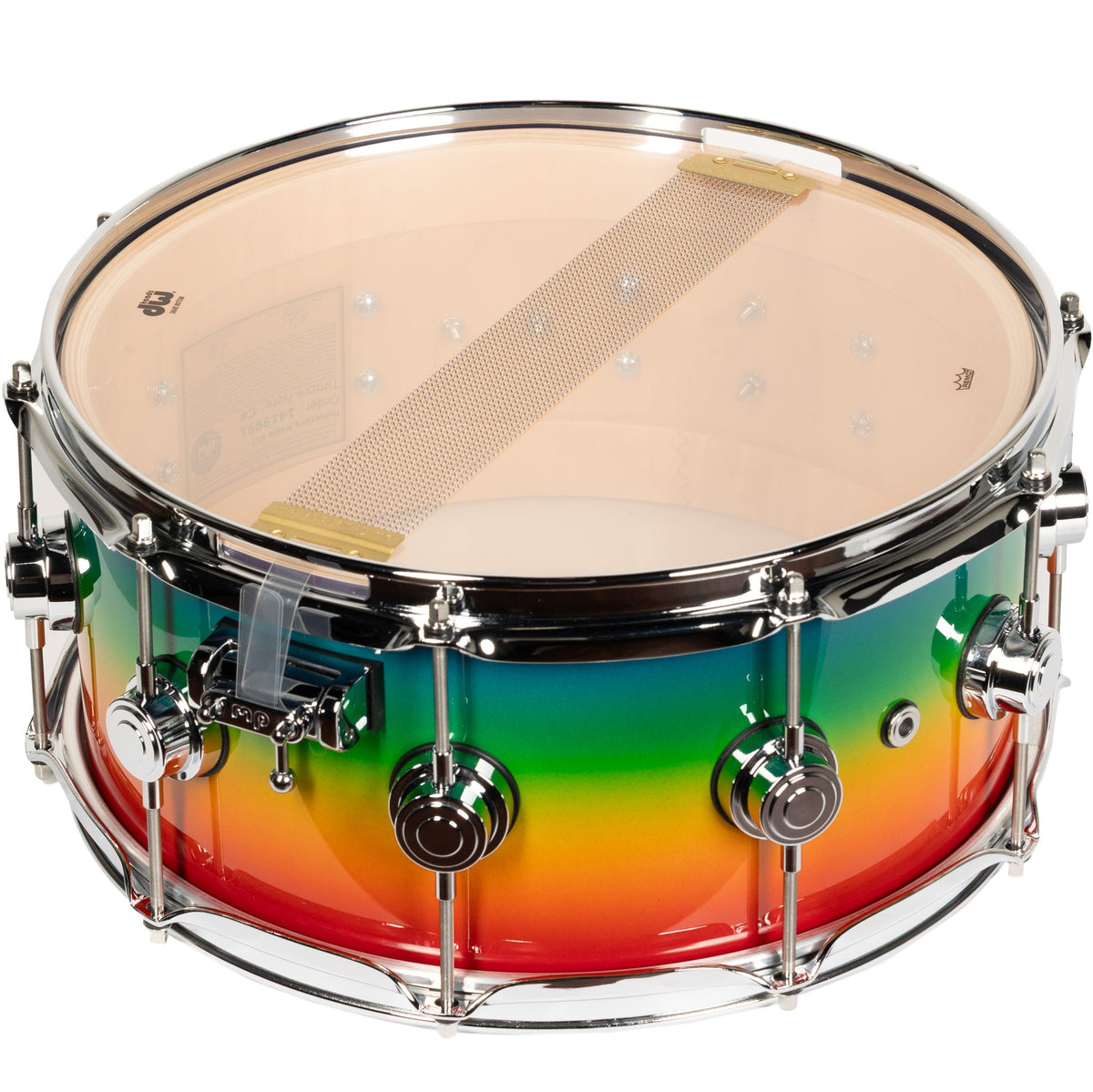 Drum Workshop Collectors Series 6.5x14 Snare Drum - Rainbow Fade - View 4 | MusicMarket