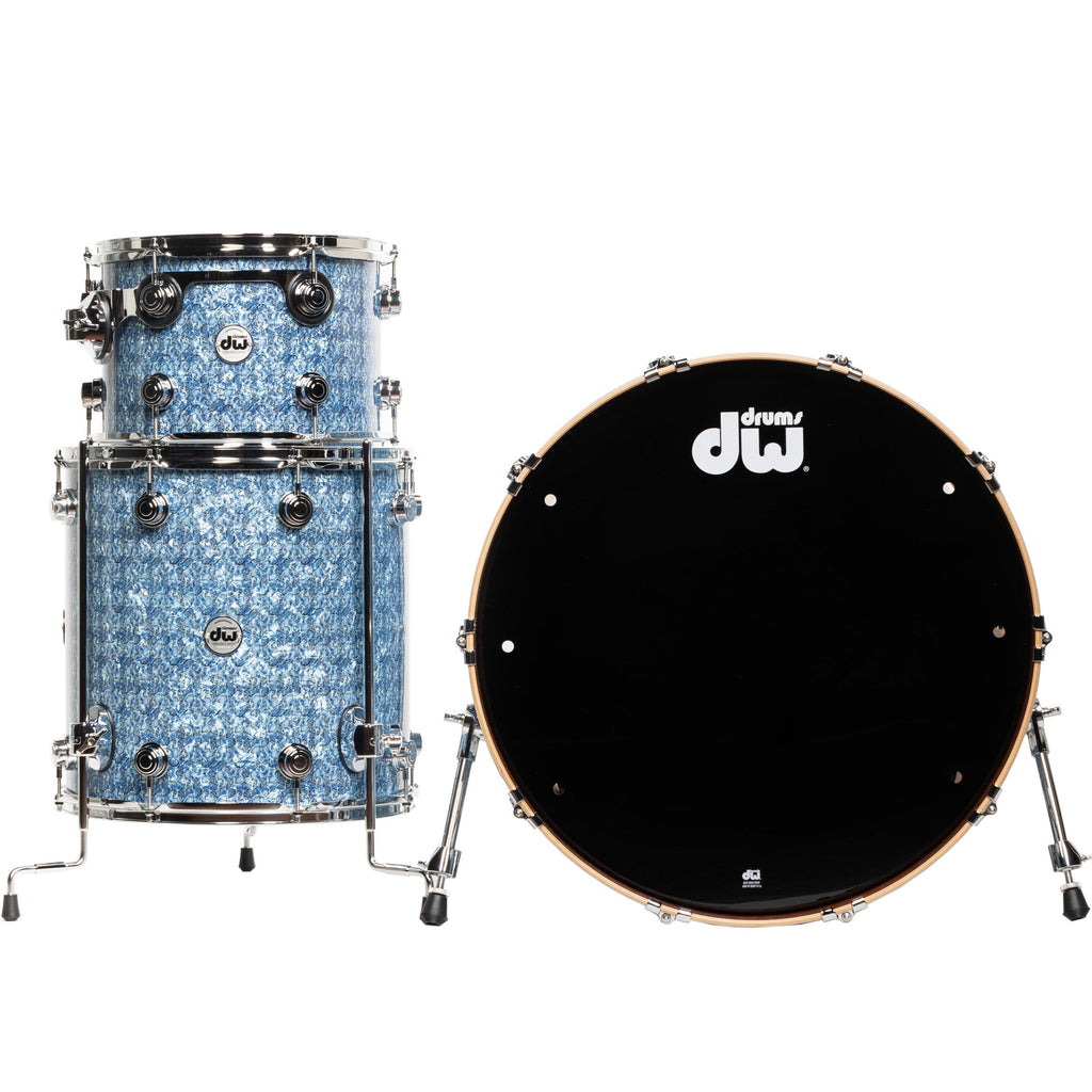 Drum Workshop Collectors Series 3-Piece Shell Kit - Blue Boa - View 3 | MusicMarket