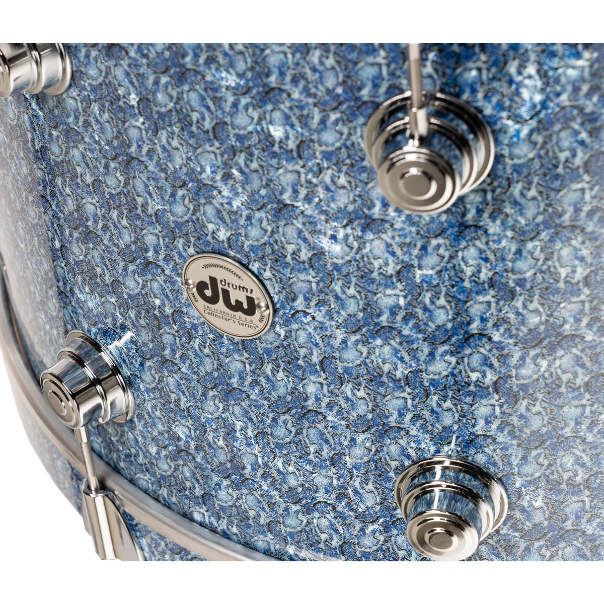 Drum Workshop Collectors Series 3-Piece Shell Kit - Blue Boa - View 5 | MusicMarket