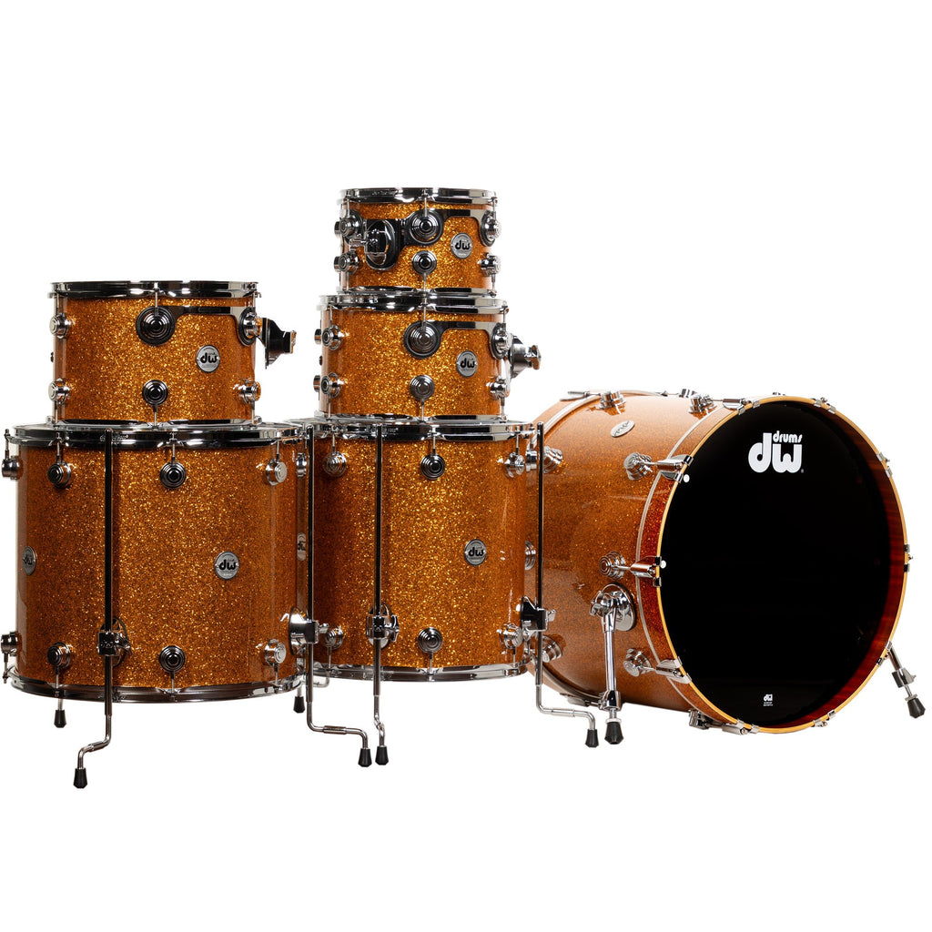 Drum Workshop Collectors Series 6-Piece Shell Kit - Burnt Orange - MusicMarket
