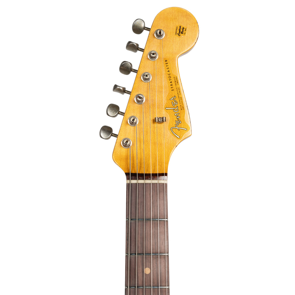 Fender Custom Shop Limited Edition 1964 Stratocaster - Aged Sage Green Metallic - View 3 | MusicMarket