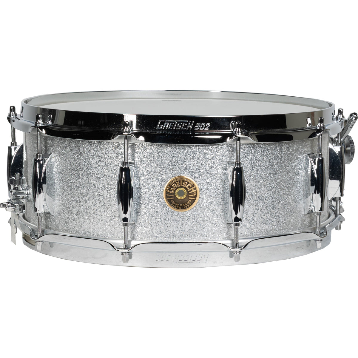 Gretsch Broadkaster 5.5x14 Snare Drum - Silver Sparkle - MusicMarket