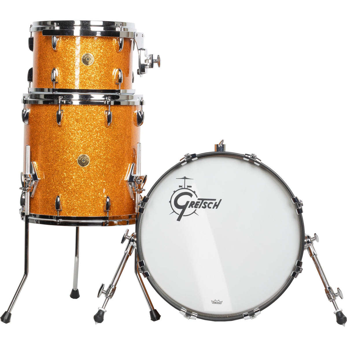 Gretsch USA Custom 3-Piece Shell Kit - Gold Glass - View 3 | MusicMarket