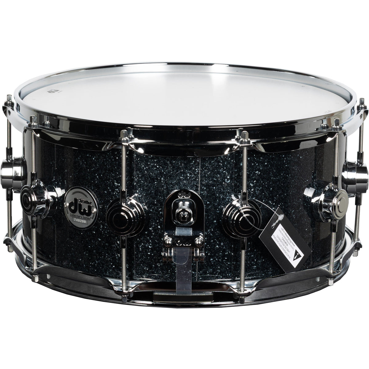 Drum Workshop Collectors Series 6.5x14 Snare Drum - Black Ice - View 2 | MusicMarket
