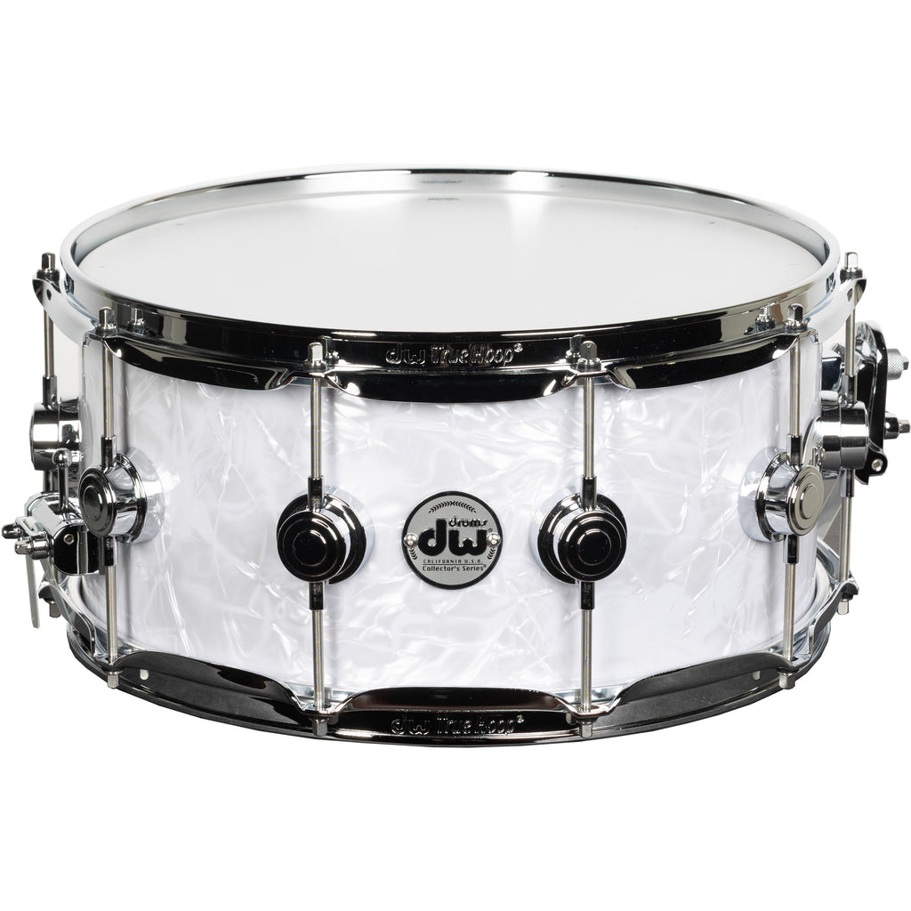 Drum Workshop Collectors Series 6.5x14 Snare Drum - White Marine - MusicMarket