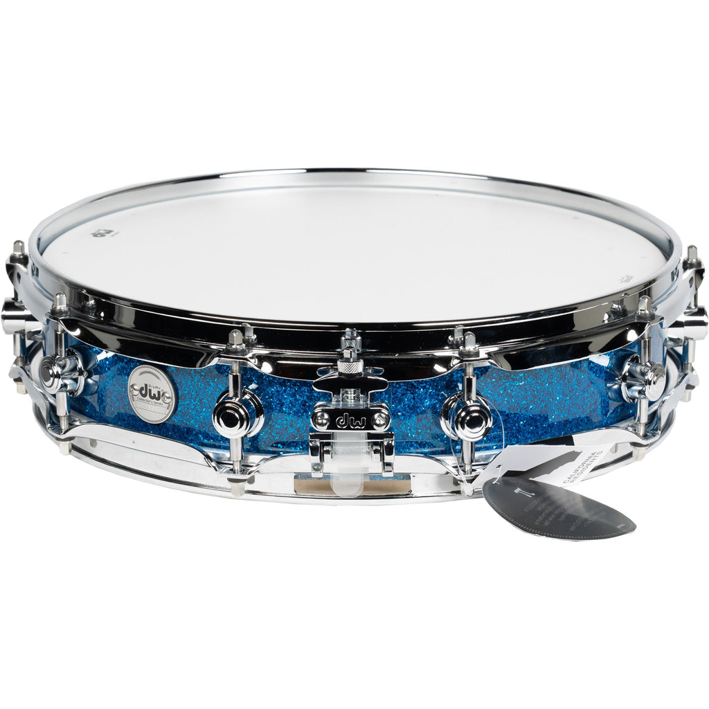 Drum Workshop Collectors Series 3.14x14 Pi Snare Drum - Blue Glass - View 2 | MusicMarket