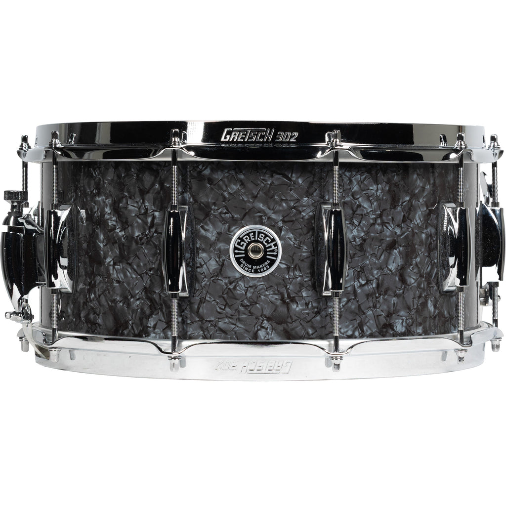 Gretsch Brooklyn Series 6.5x14 Snare Drum - Black Marine Pearl - MusicMarket