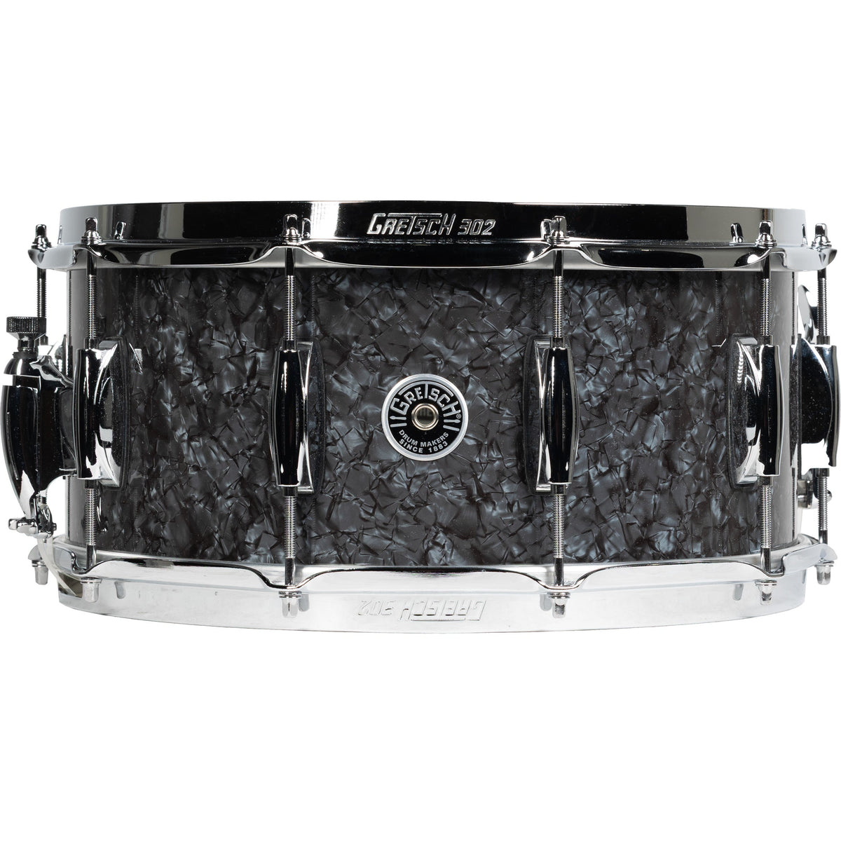 Gretsch Brooklyn Series 6.5x14 Snare Drum - Black Marine Pearl - MusicMarket