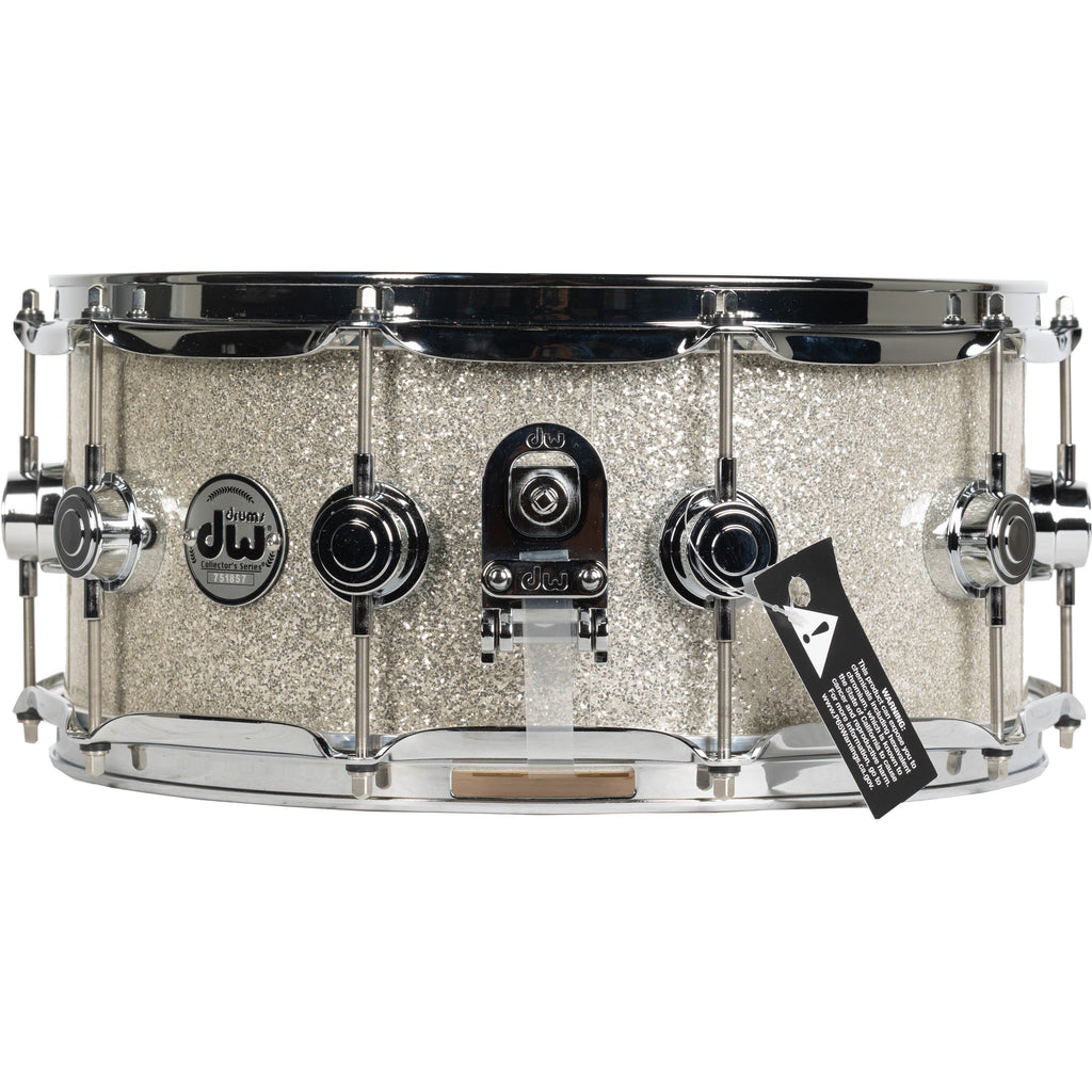 Drum Workshop Collectors Series SonicPly 6x14 Snare Drum - Broken Glass - View 2 | MusicMarket