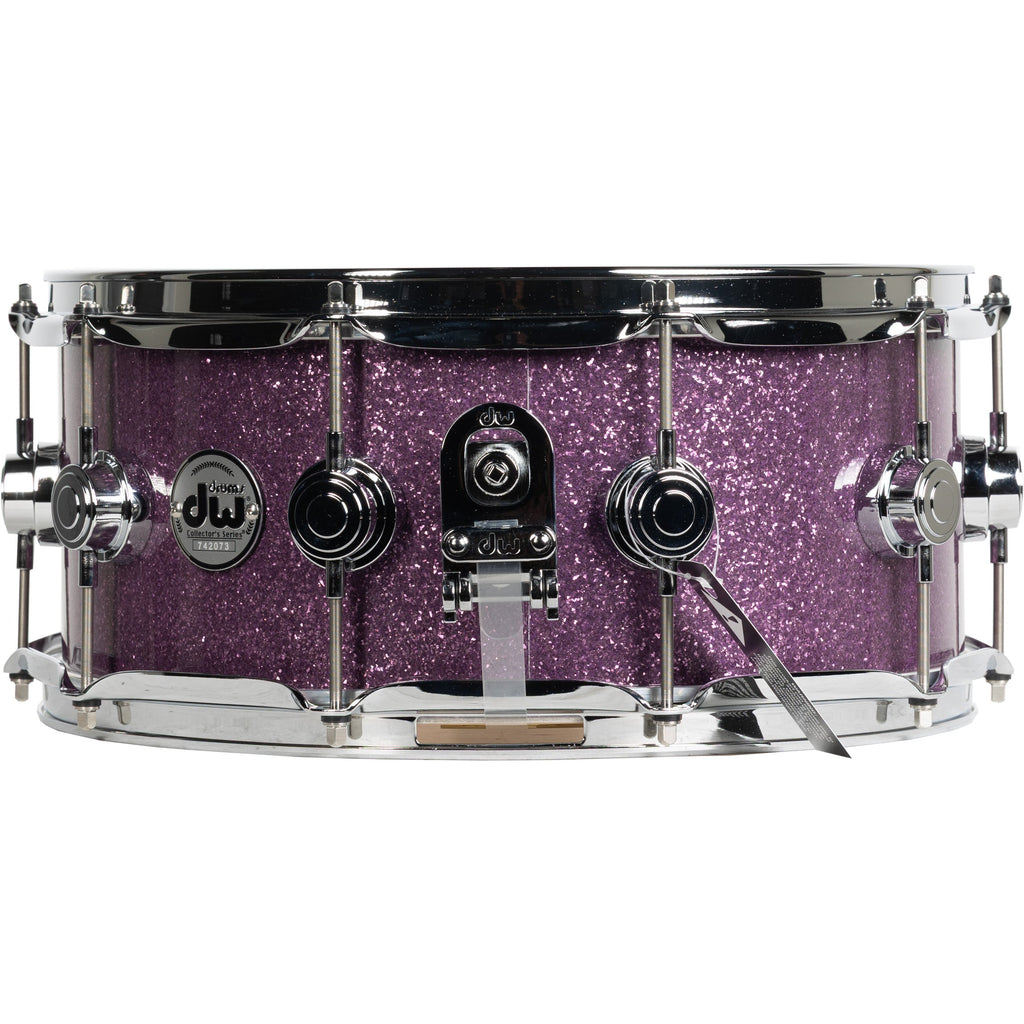 Drum Workshop Collectors Series SonicPly 6x14 Snare Drum - Purple Glass - View 2 | MusicMarket
