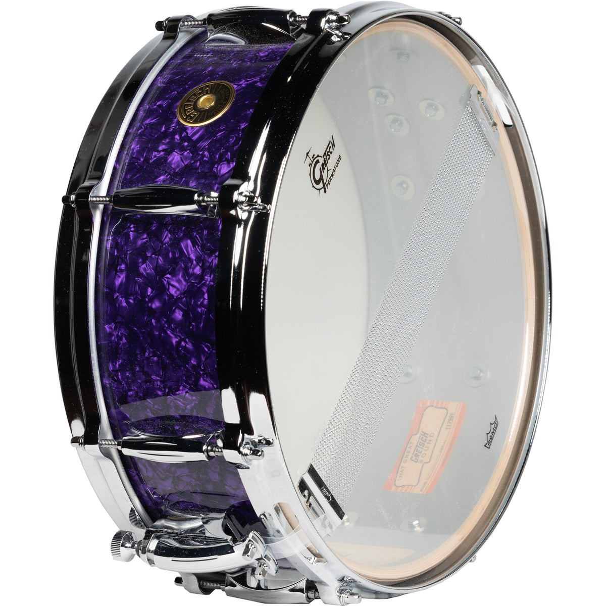 Gretsch Ridgeland Series 5x14 Snare Drum - Purple Marine Pearl - View 3 | MusicMarket