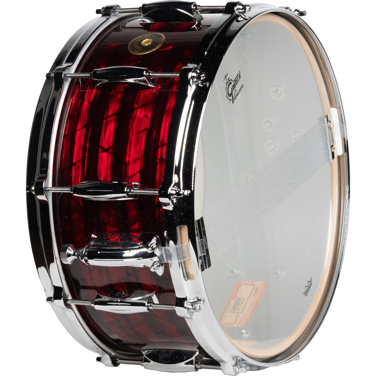 Gretsch Ridgeland Series 6.5x14 Snare Drum - Ruby Red Pearl - View 2 | MusicMarket