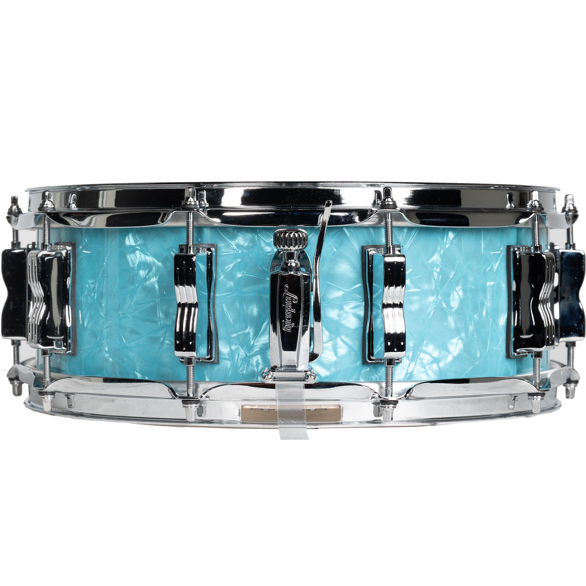 Ludwig Classic Maple 5x14 Snare Drum - Glacier Blue - View 2 | MusicMarket