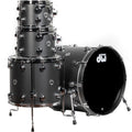 Drum Workshop Collectors Series 4-Piece Shell Kit - Gun Metal Hard Satin - MusicMarket