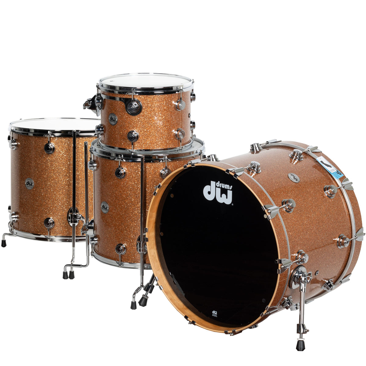 Drum Workshop Collectors Series 4-Piece Shell Kit - Champagne Glass - View 2 | MusicMarket