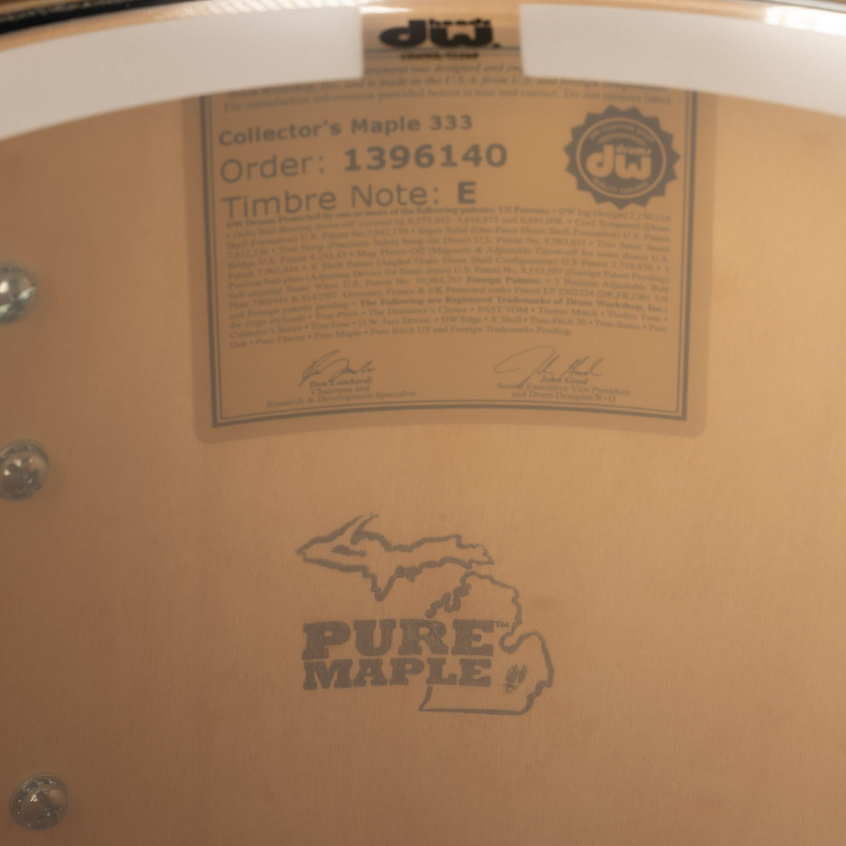 Drum Workshop Collectors Series 3-Piece Shell Kit - Black Ice - View 5 | MusicMarket
