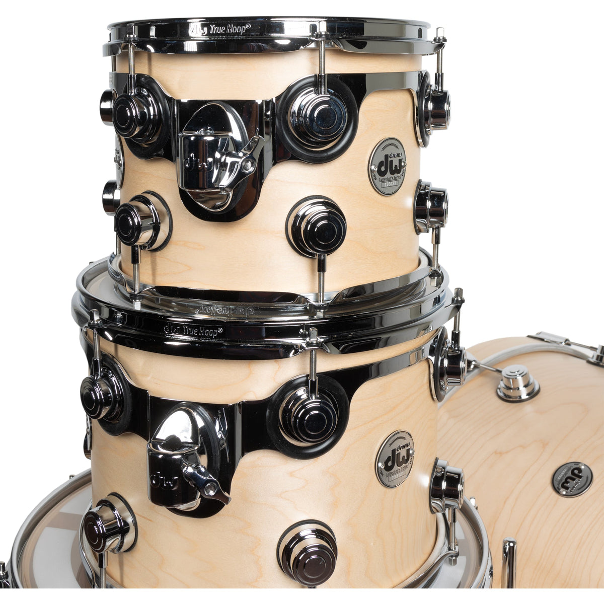 Drum Workshop Collectors Series 4-Piece Shell Kit - Satin Natural - View 4 | MusicMarket