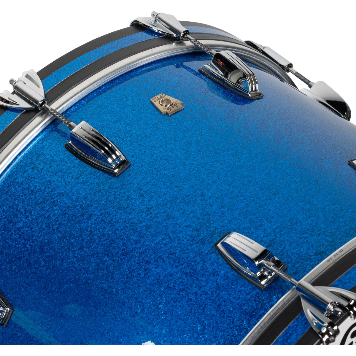 Ludwig Classic Maple Fab 3-Piece Shell Pack - Blue Sparkle - View 6 | MusicMarket