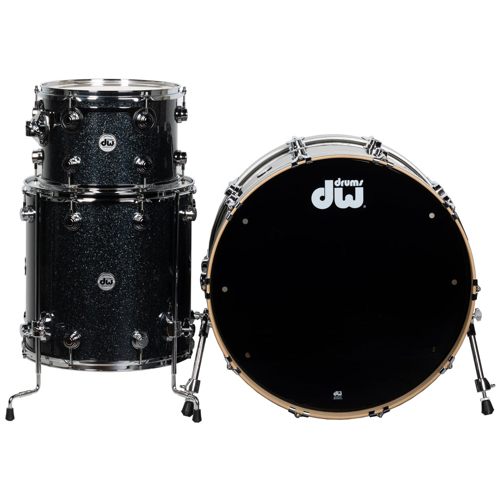 Drum Workshop Collectors Series 3-Piece Shell Kit - Black Ice - View 2 | MusicMarket