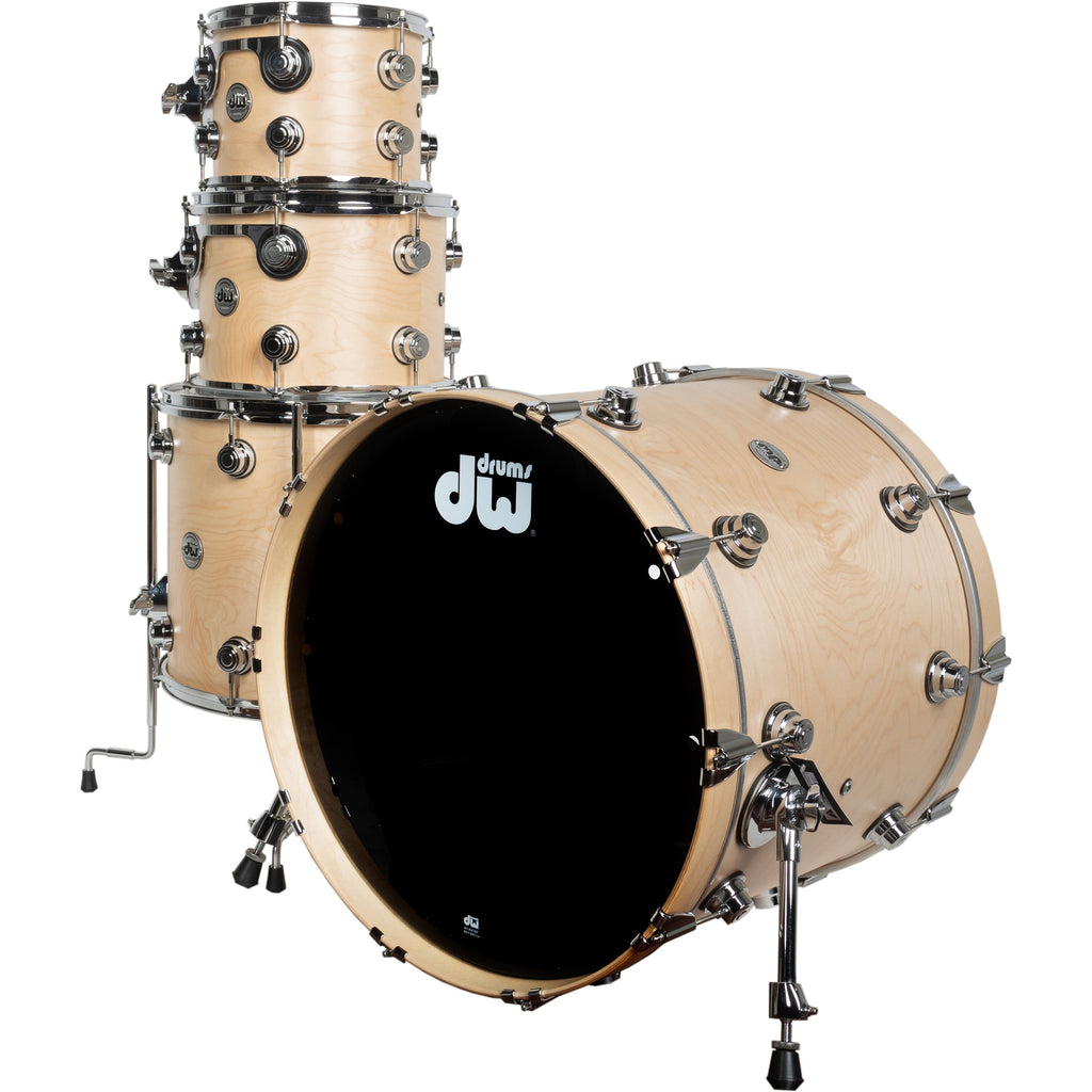 Drum Workshop Collectors Series 4-Piece Shell Kit - Satin Natural - View 3 | MusicMarket