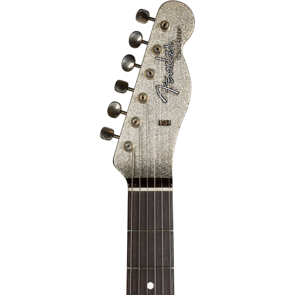 Fender Custom Shop - ‘60 Telecaster Custom Thinline - Aged Silver Sparkle - View 3 | MusicMarket