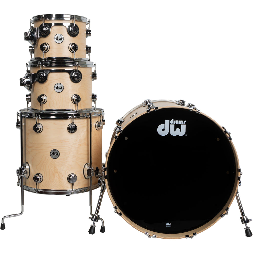 Drum Workshop Collectors Series 4-Piece Shell Kit - Satin Natural - View 2 | MusicMarket