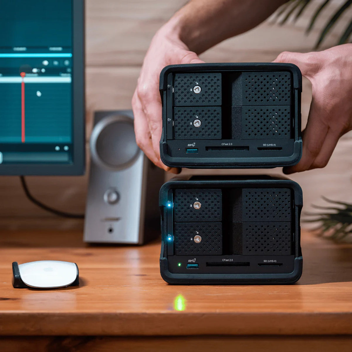 Glyph Blackbox PRO RAID, Enterprise Class, Thunderbolt 3 48TB - View 2 | MusicMarket
