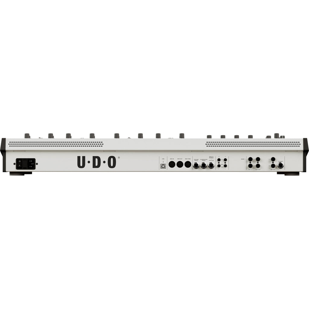UDO Audio DMNO 8 Voice Analog Hybrid Synthesizer - White - View 4 | MusicMarket