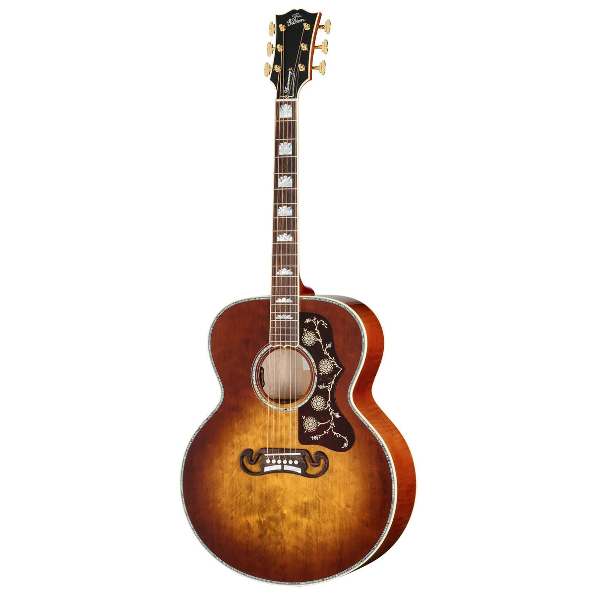 Gibson Limited Edition Custom Shop SJ-200 Anniversary Acoustic Electric Guitar - Cremona Burst - MusicMarket